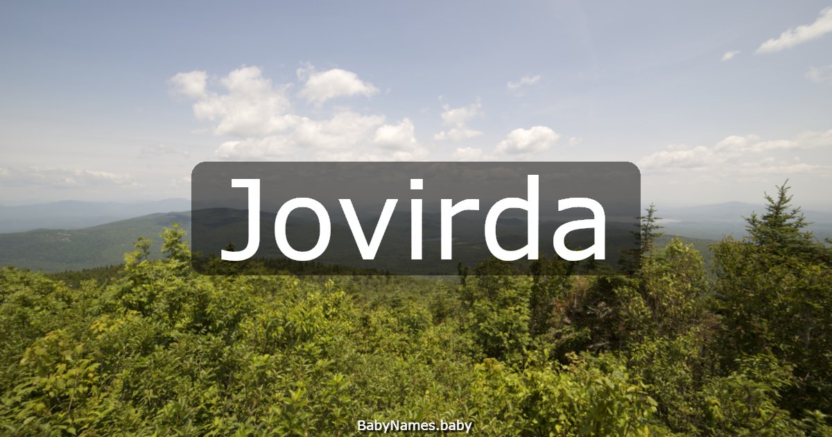 Jovirda