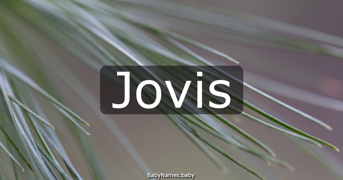 Jovis