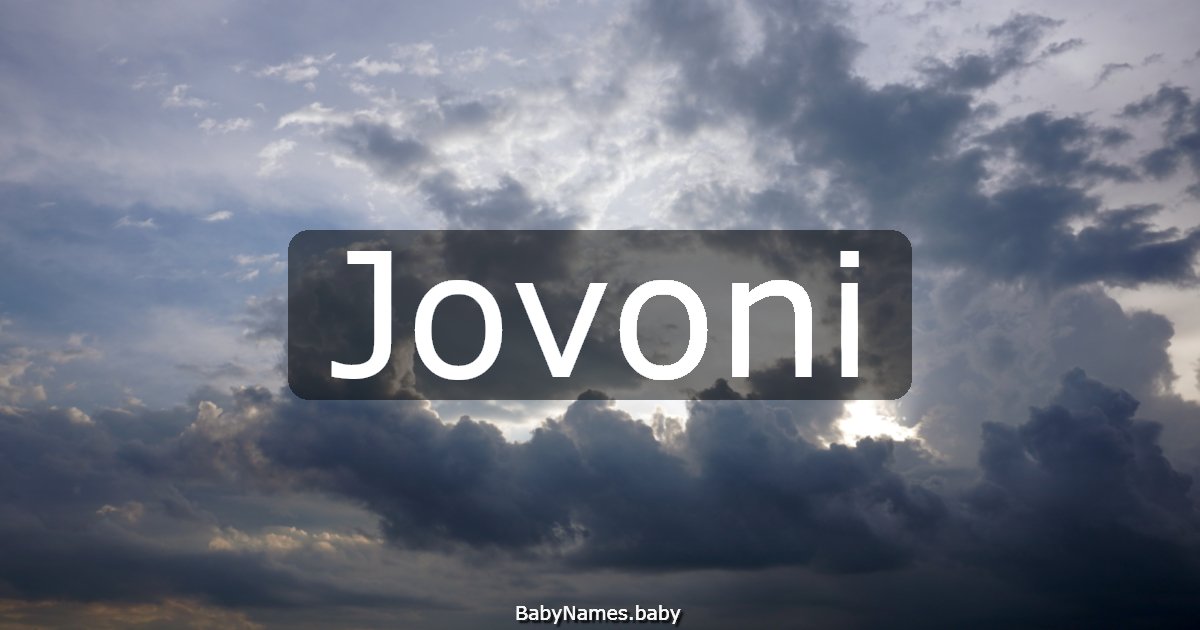 Jovoni