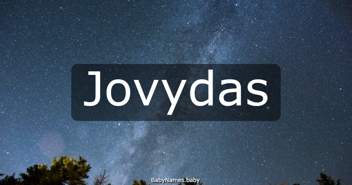 Jovydas