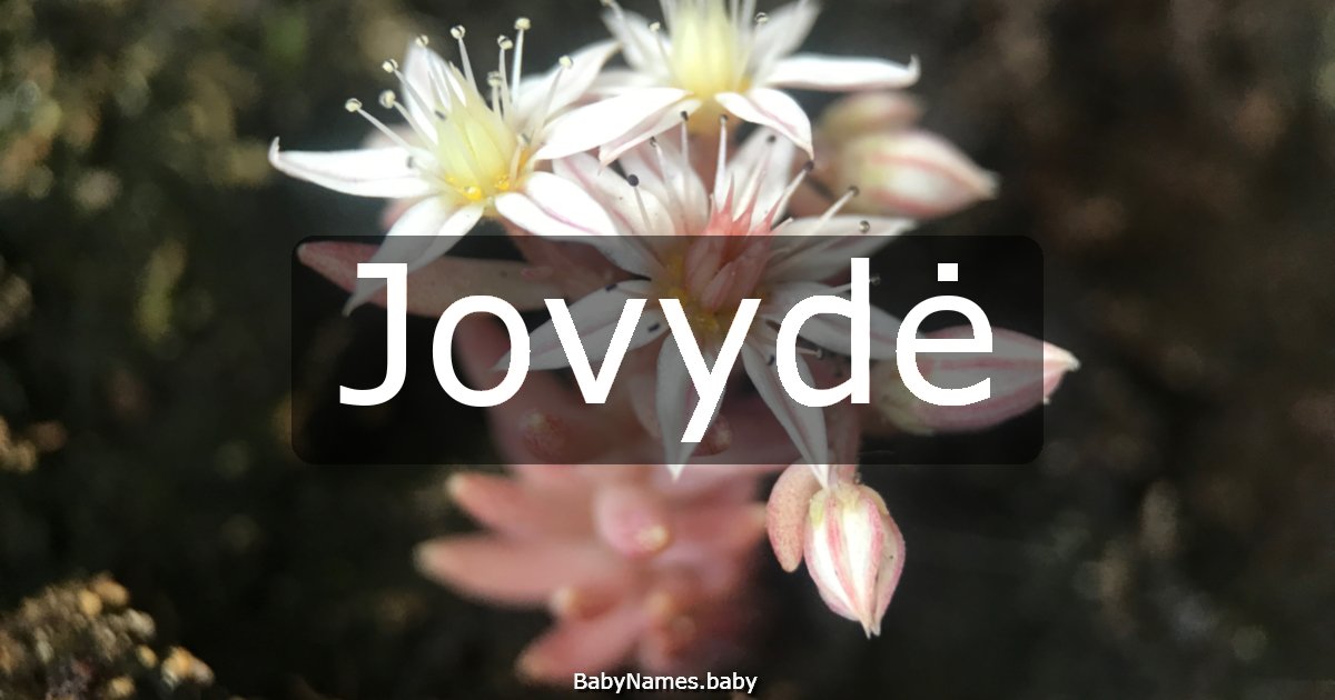 Jovydė