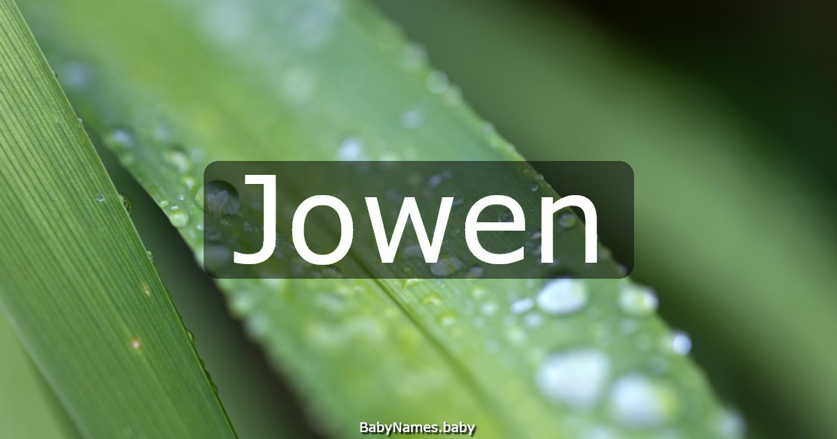 Jowen