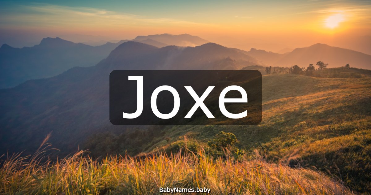 Joxe
