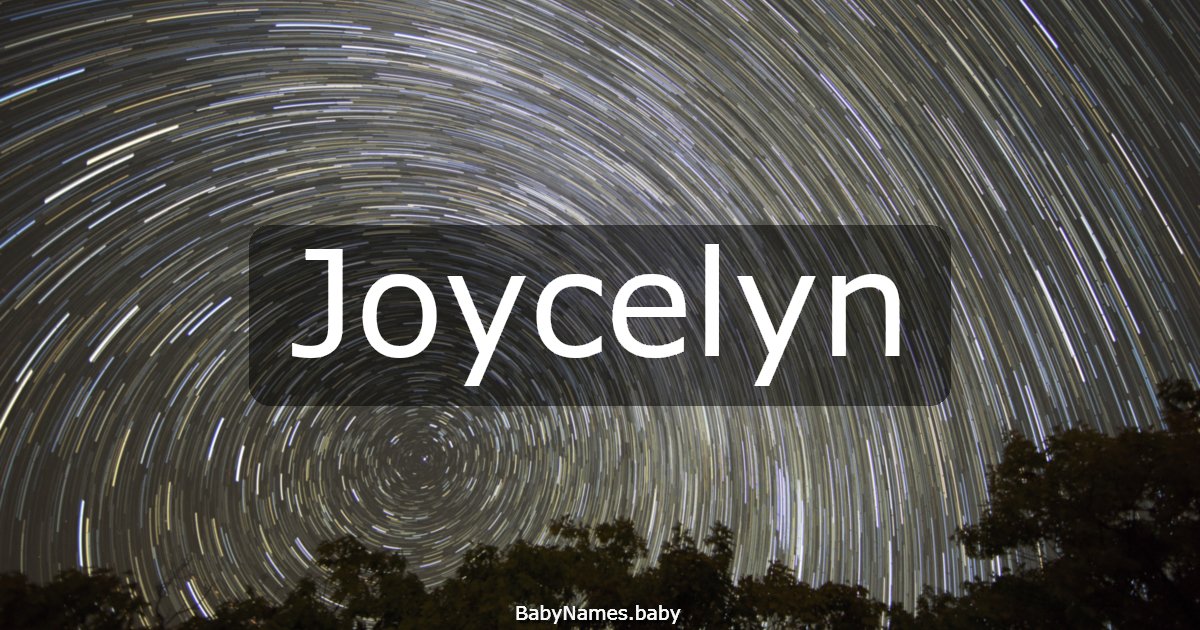 Joycelyn
