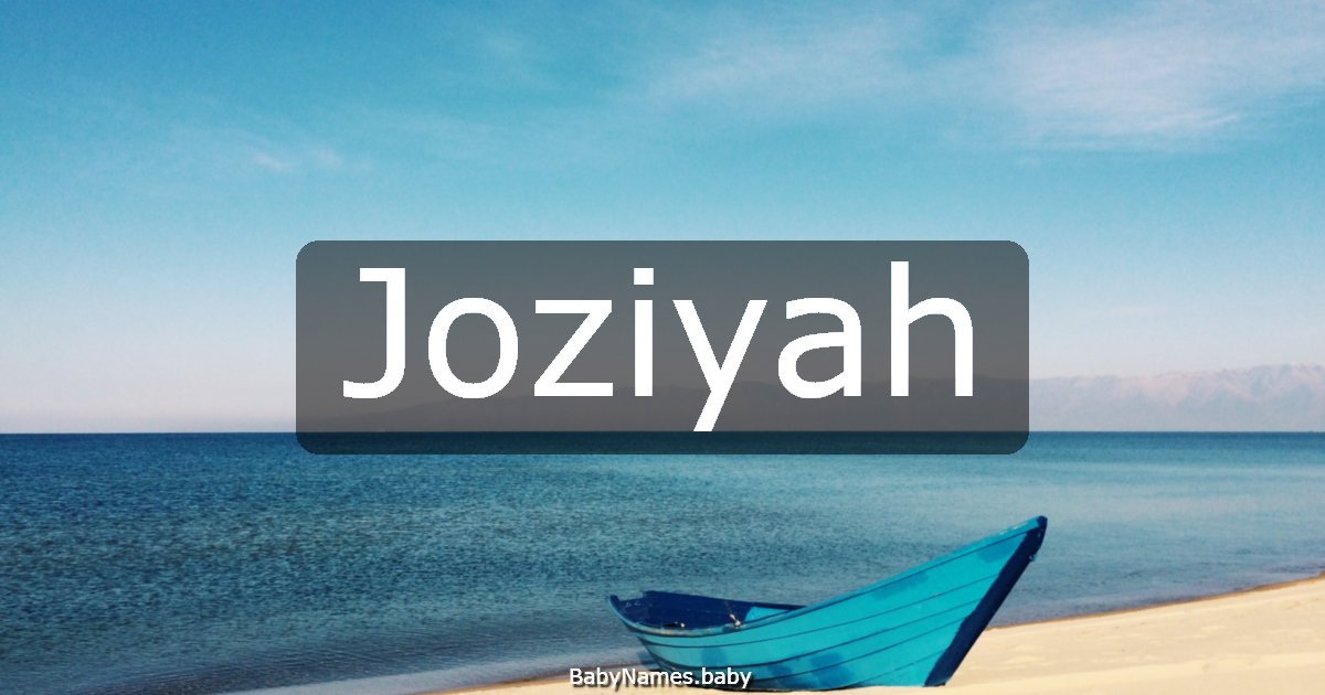 Joziyah