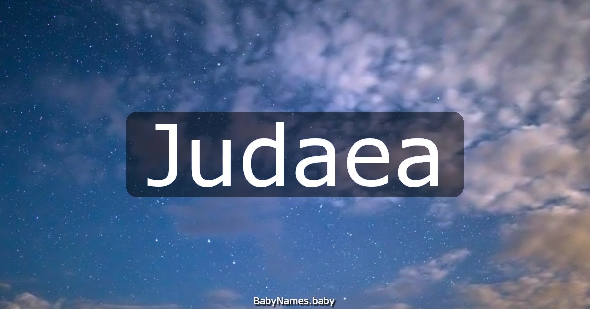 Judaea