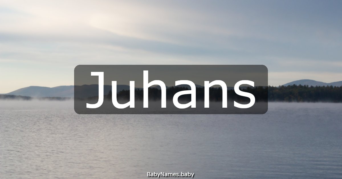 Juhans