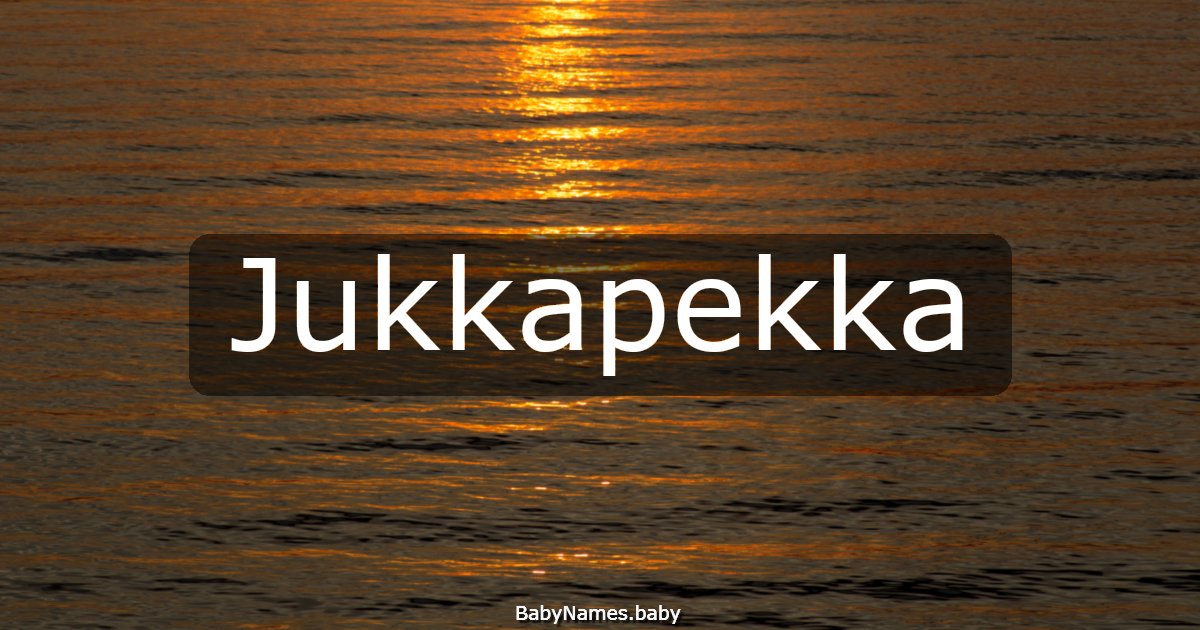 Jukkapekka