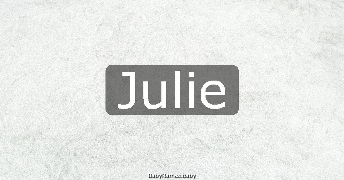 Julie