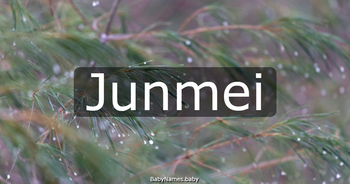 Junmei