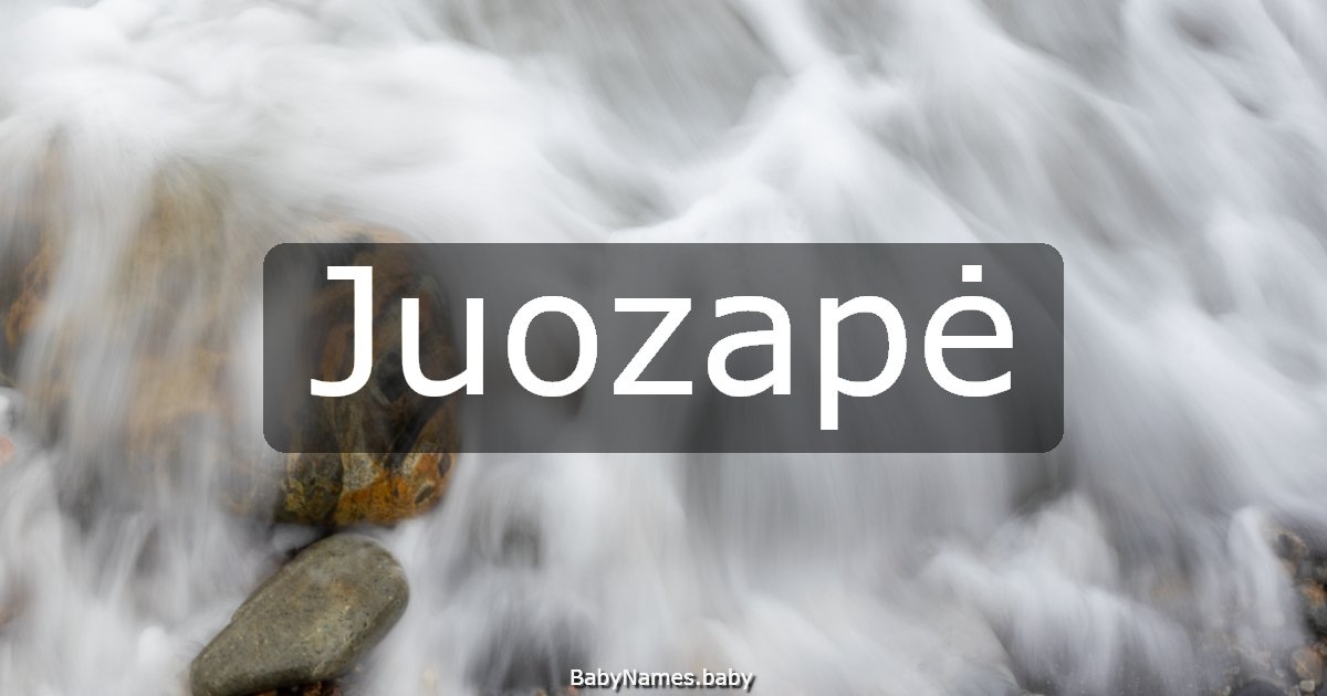 Juozapė