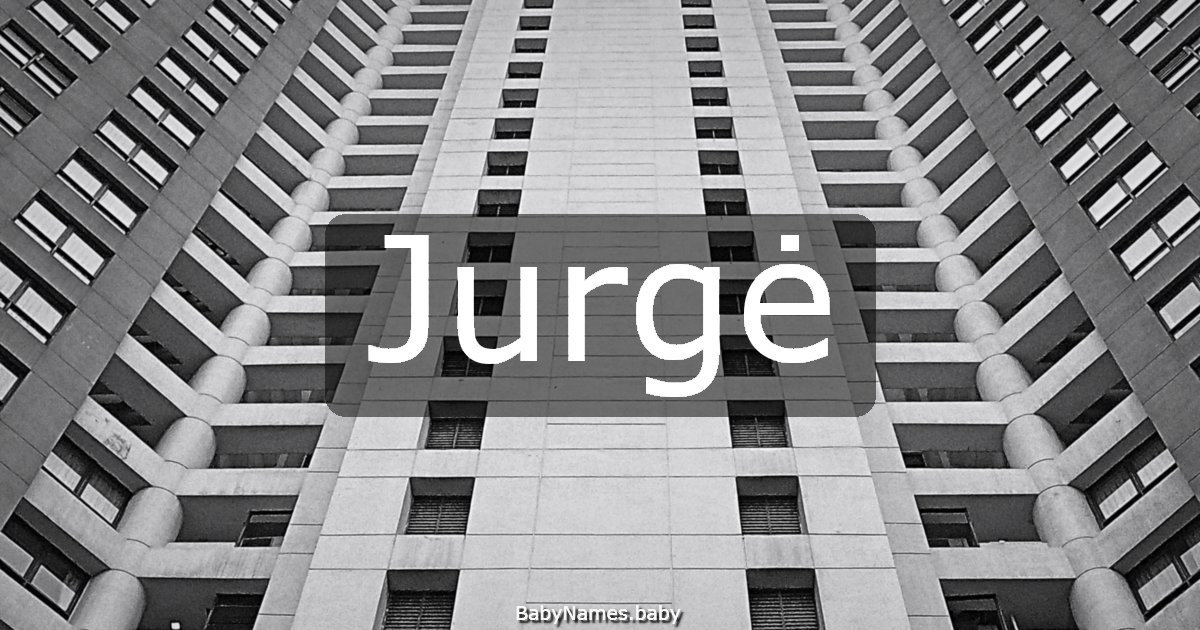 Jurgė
