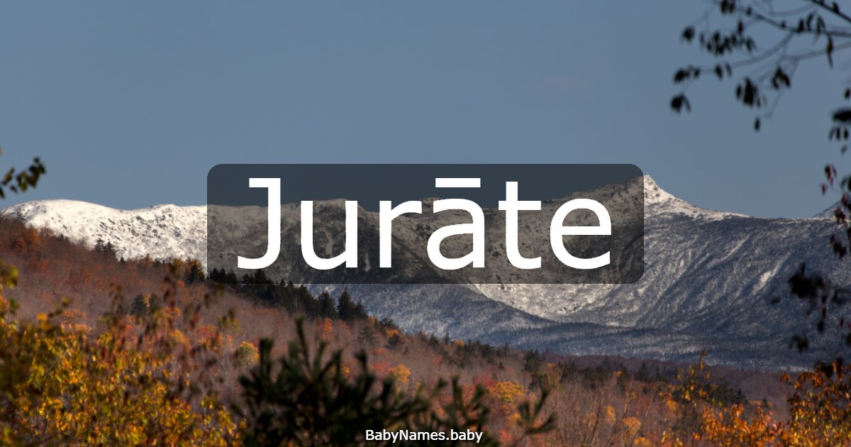 Jurāte