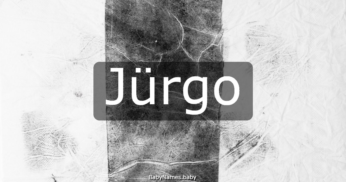 Jürgo