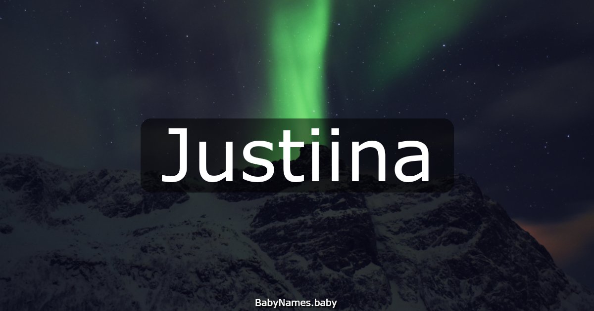 Justiina