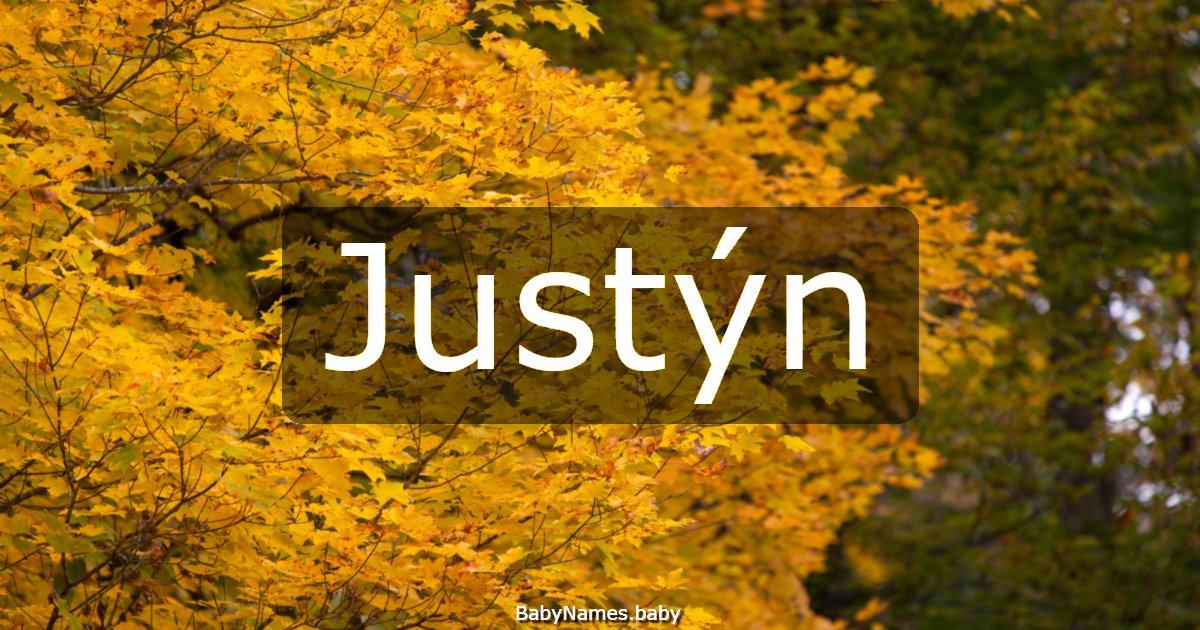 Justýn