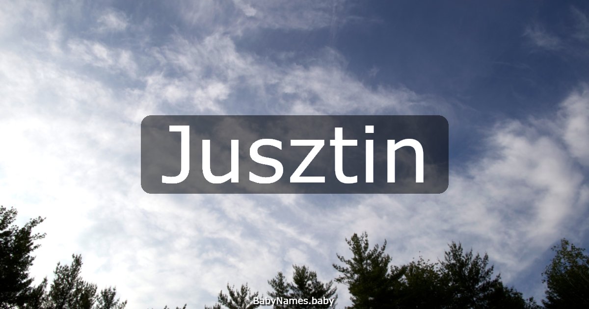 Jusztin