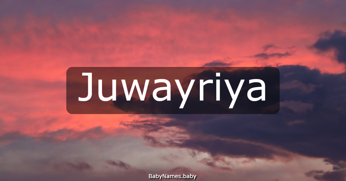 Juwayriya