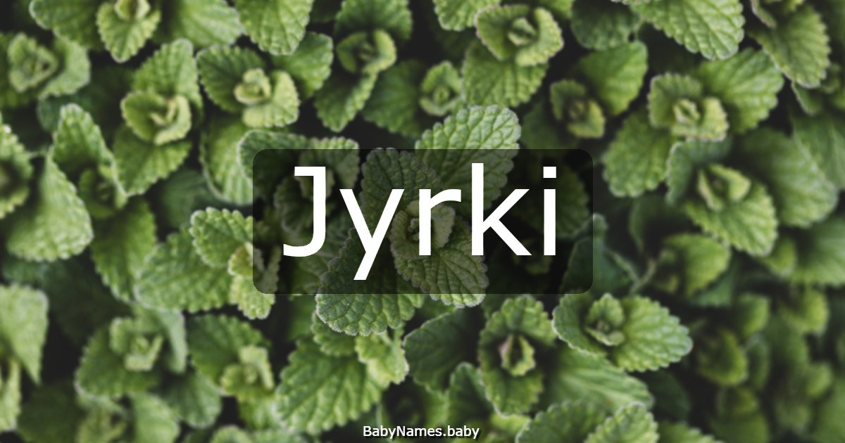 Jyrki