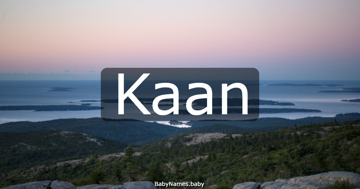 Kaan