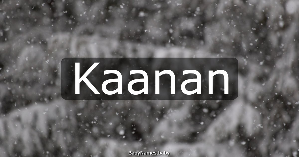 Kaanan