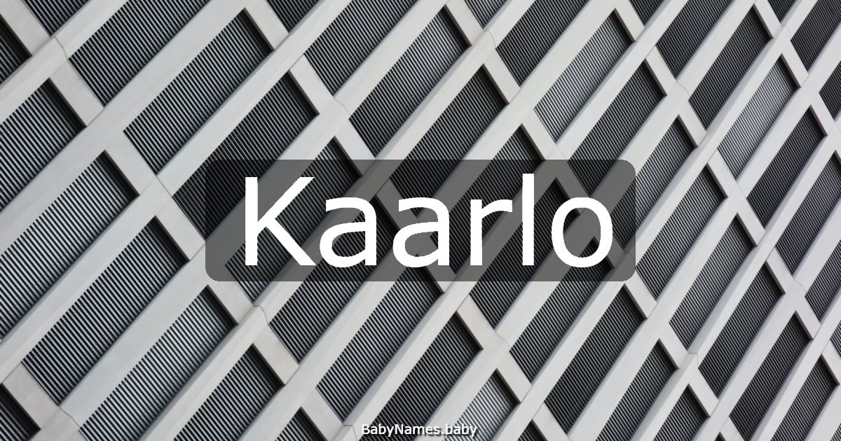 Kaarlo