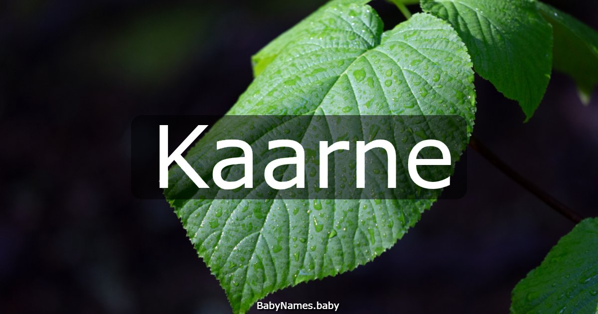 Kaarne