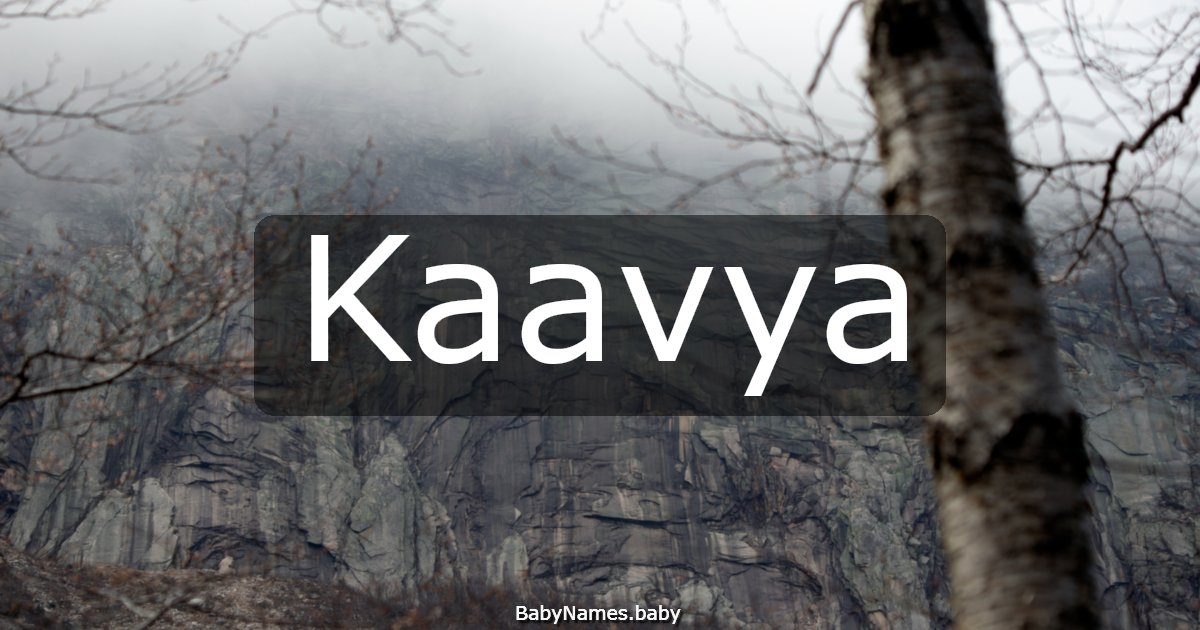 Kaavya