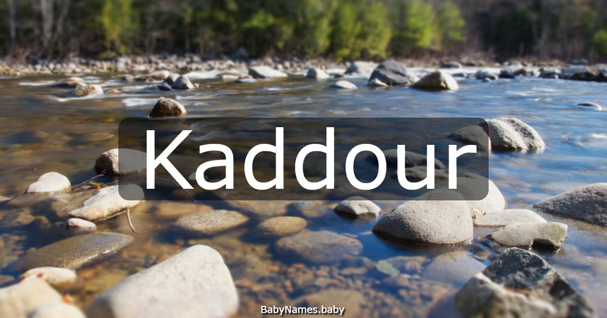 Kaddour