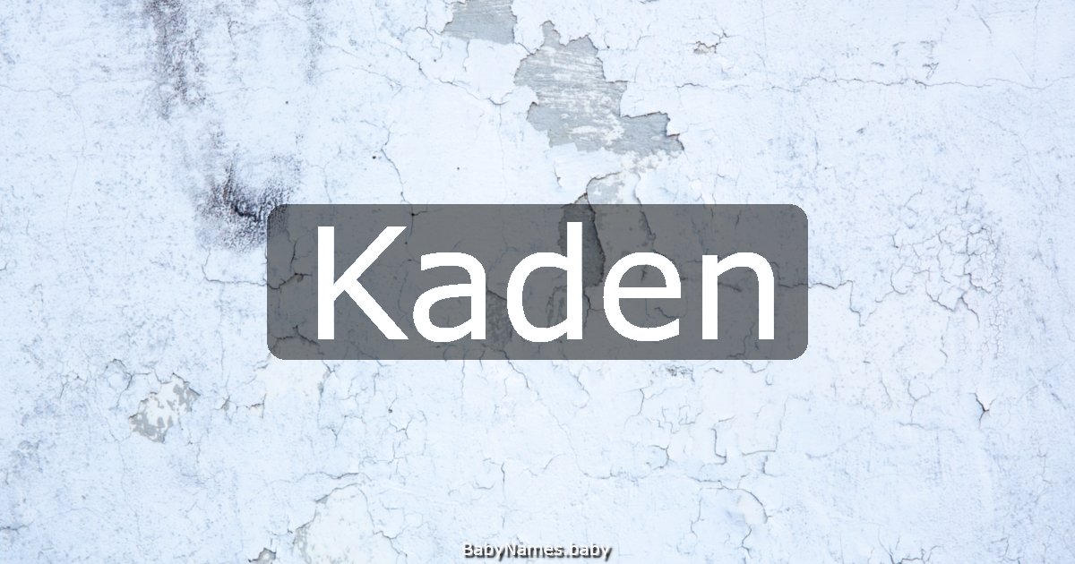 Kaden