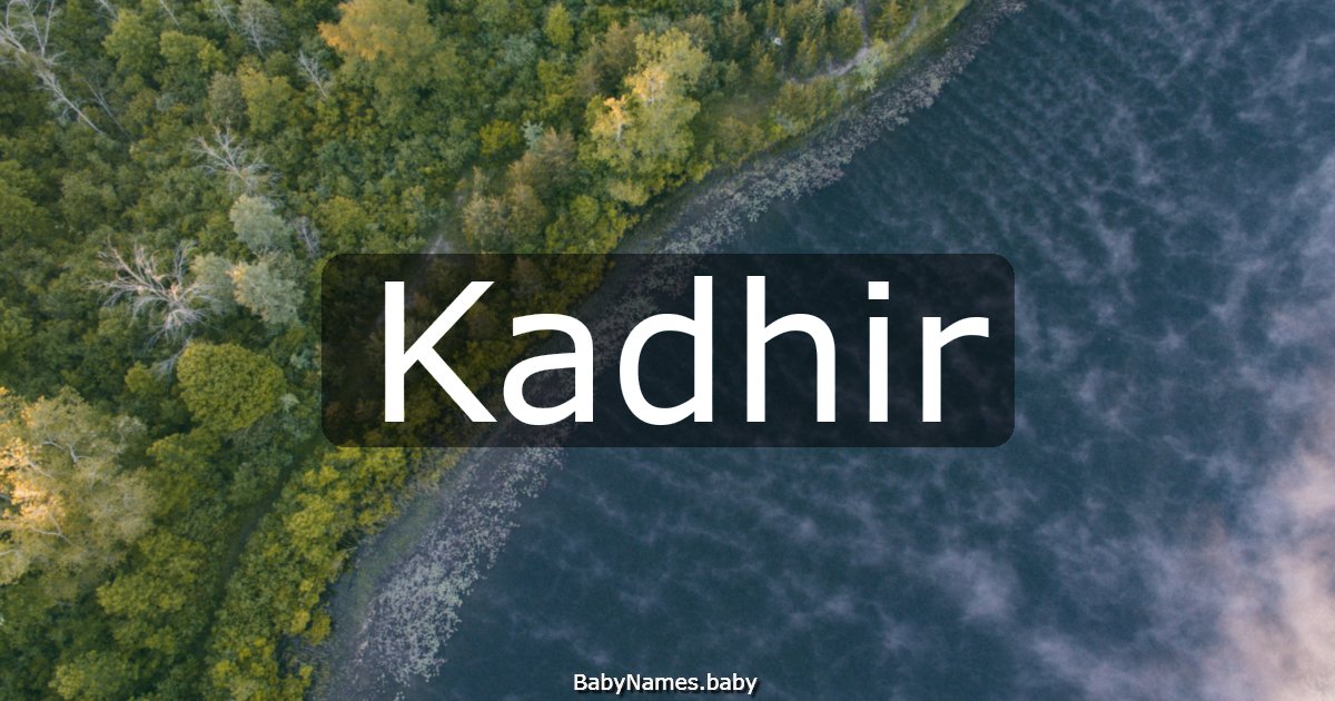 Kadhir