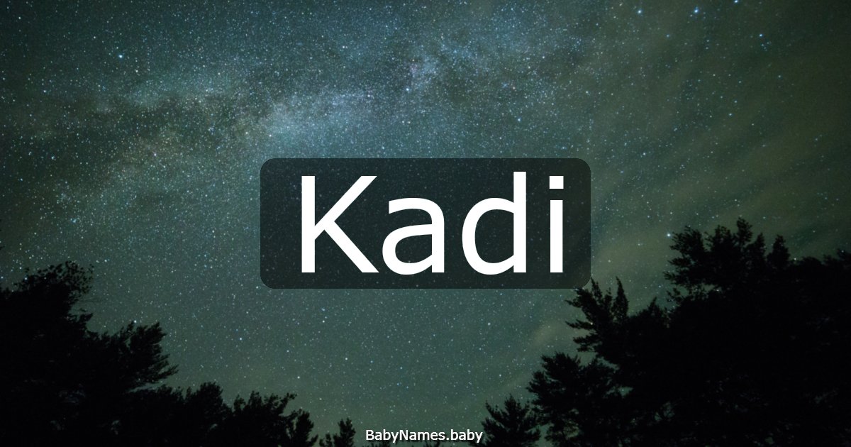 Kadi