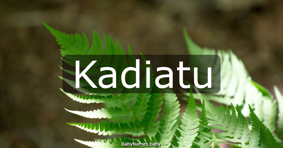 Kadiatu