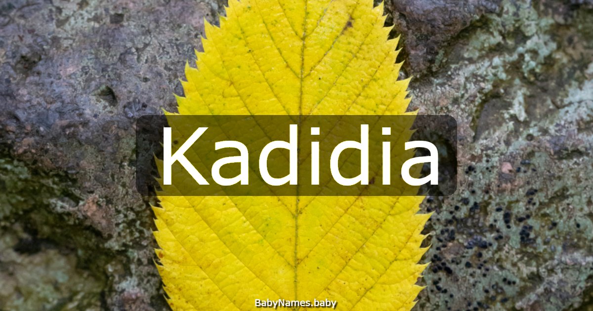Kadidia
