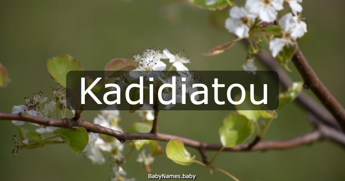 Kadidiatou