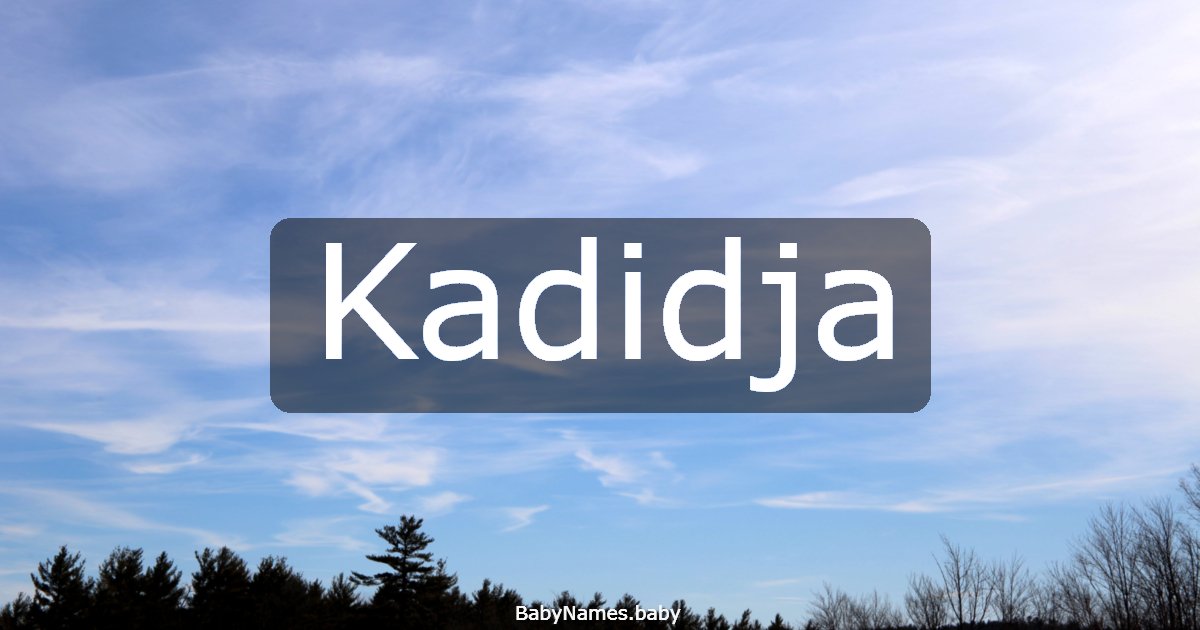 Kadidja