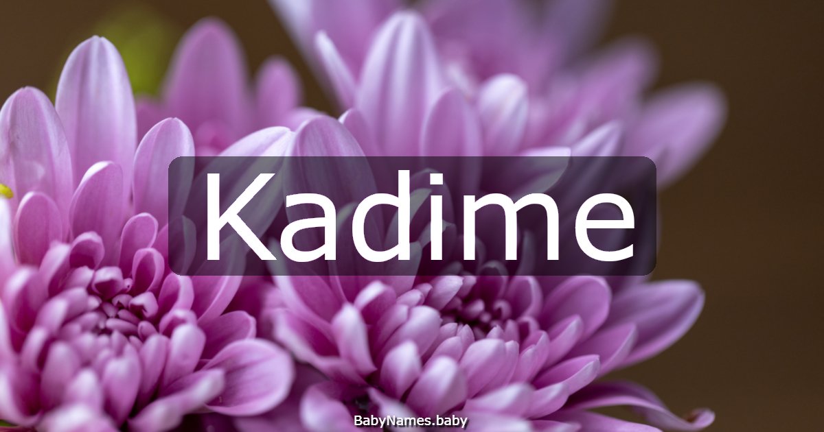 Kadime