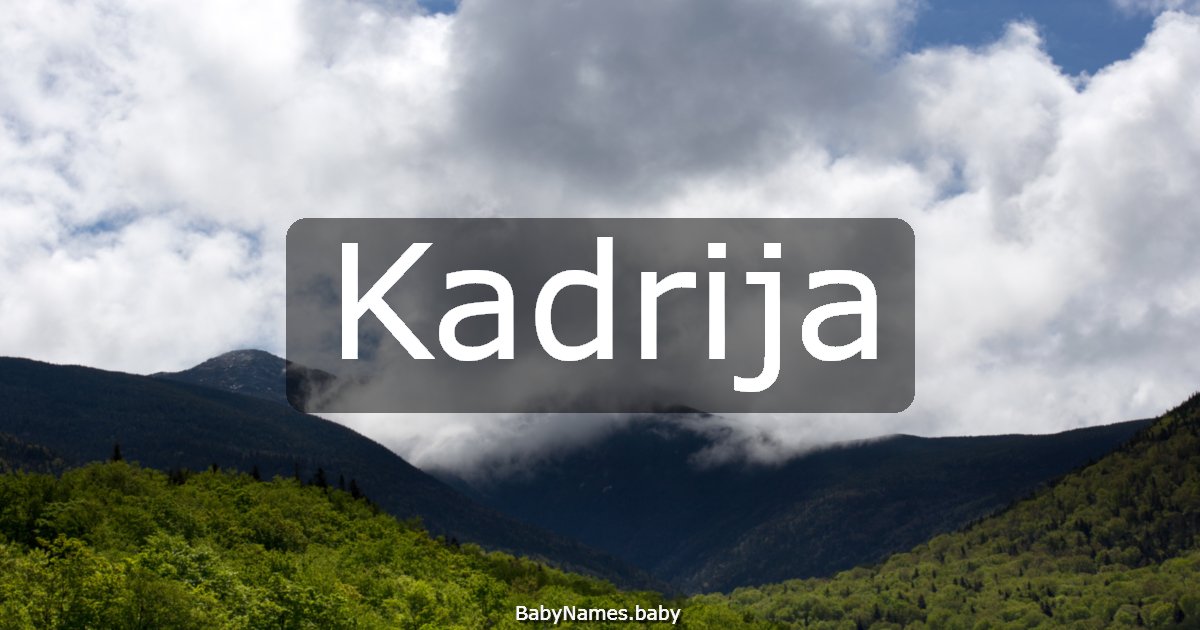 Kadrija