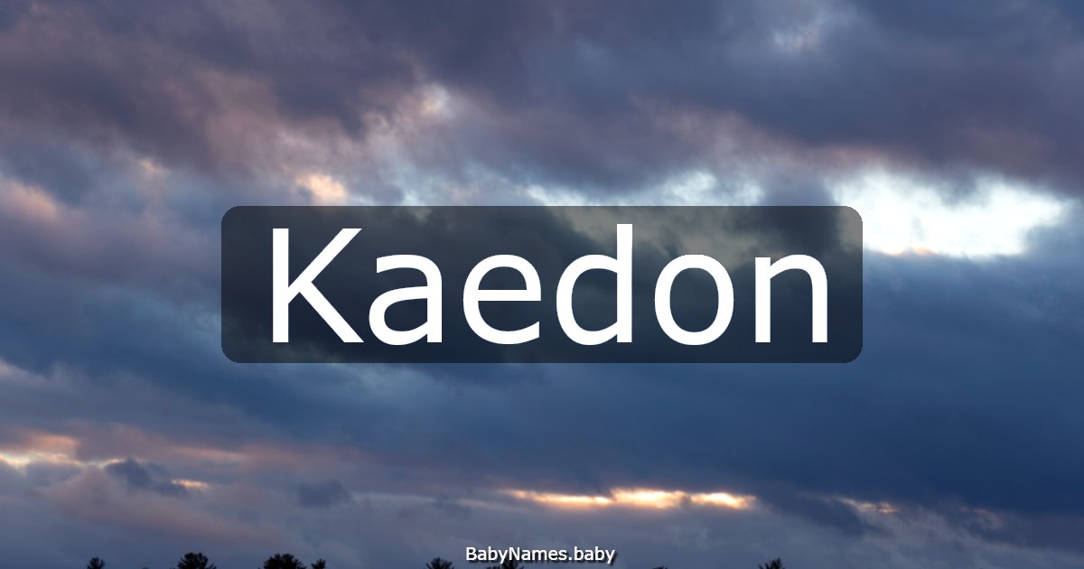 Kaedon