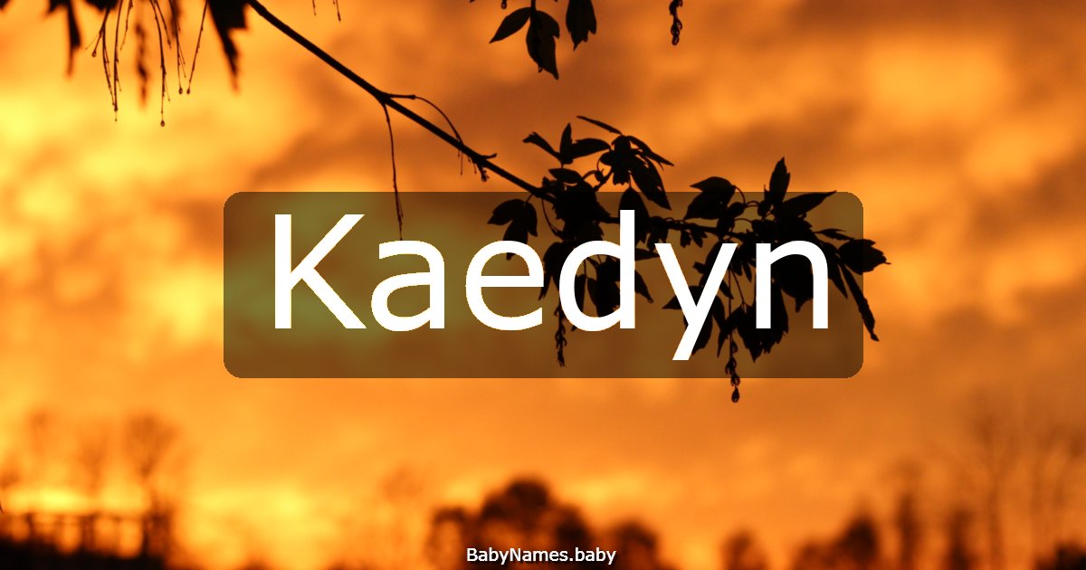 Kaedyn
