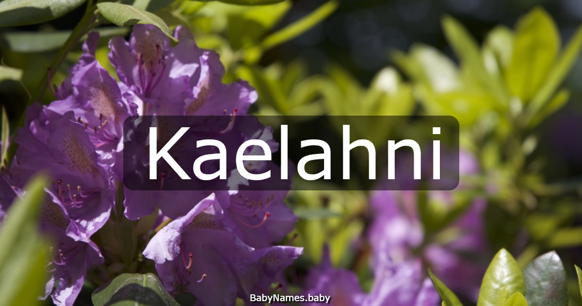 Kaelahni