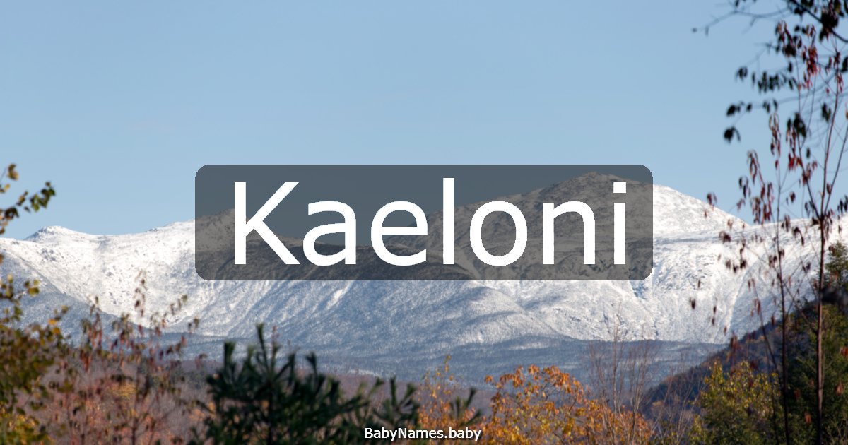 Kaeloni