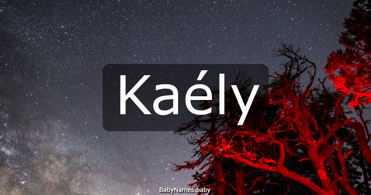 Kaély