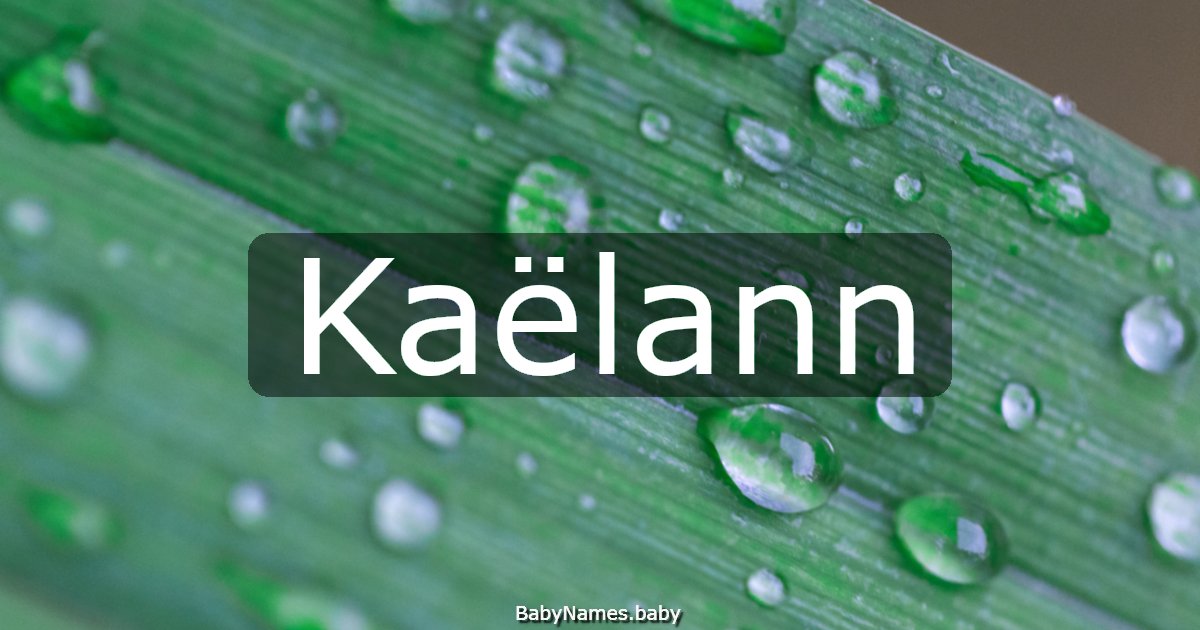 Kaëlann