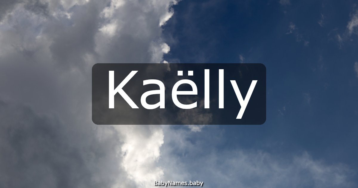 Kaëlly