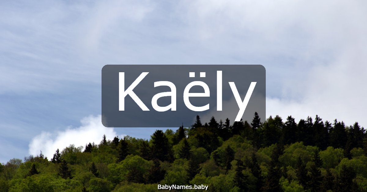 Kaëly