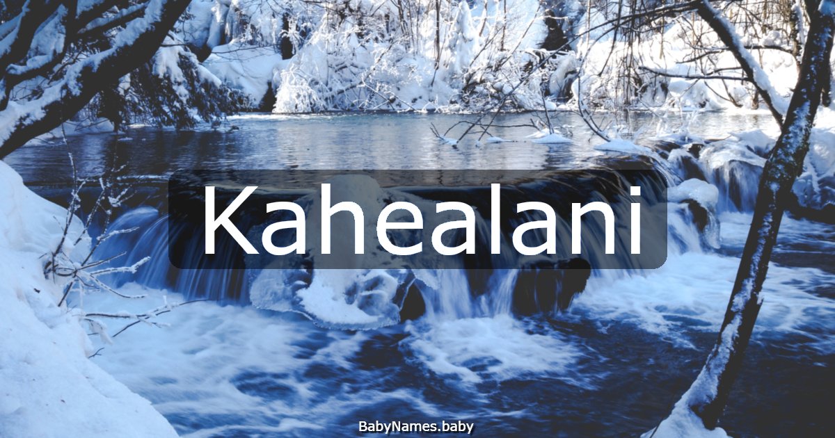 Kahealani