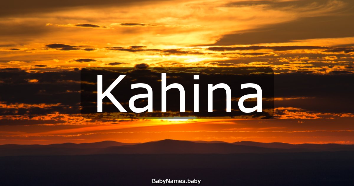 Kahina