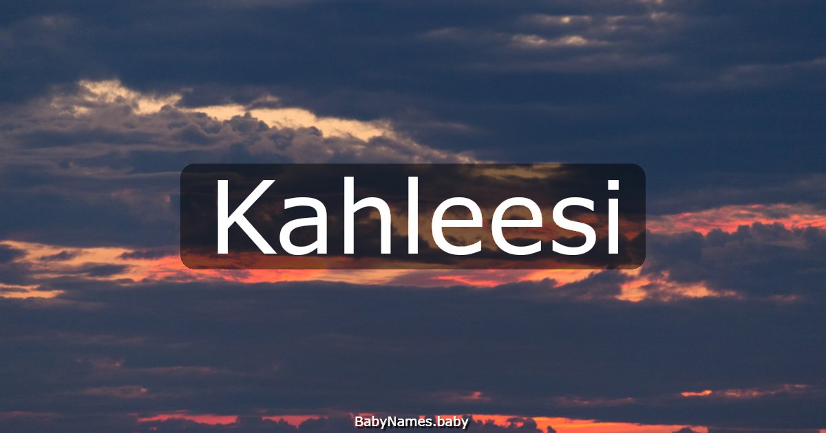 Kahleesi