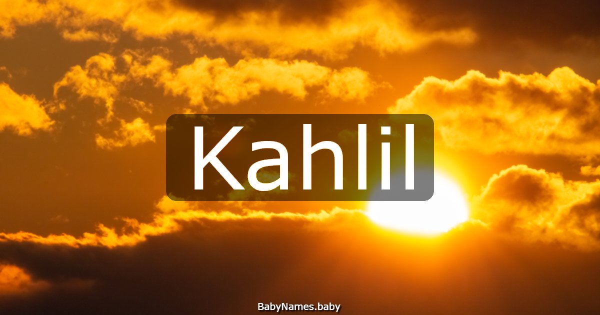 Kahlil